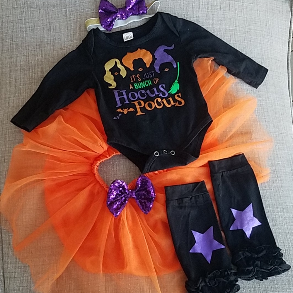 Hocus Pocus Baby Halloween Costume Set - Picture 1 of 8